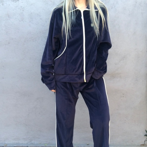 designer velour tracksuit mens